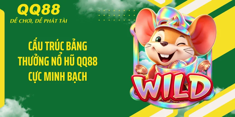 Cấu trúc bảng thưởng nổ hũ QQ88 cực minh bạch
